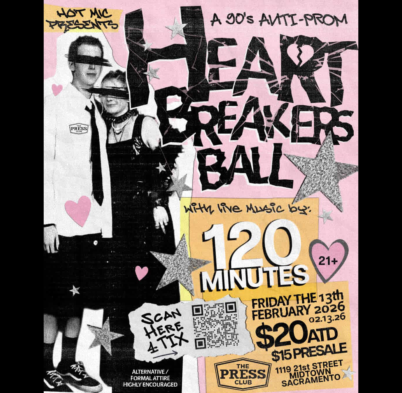 120 Minutes at The Press Club (Heart Breakers Ball)